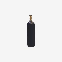 Газовый баллон 2 л углекислотный стальной бесшовный 150 бар с латунным вентилем с предохранительным клапаном новый ТР ТС 032 черный соединение DIN6 (W21,8x1/14'') / Cylinder 2 liters150 bar black color valve DIN6 (W21,8x1/14'')
