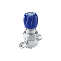 Регулятор AMFLO UHP AU21 Материал: Код SHP (Body-SUS316L VAR,Poppet, Nozzle,Diaphragm- Hastelloy® C-22, Gland-SUS316L, Seat: PCTFE) ; Поверхность 0.13 um; 4х портовый с манометрами, CV-0.09